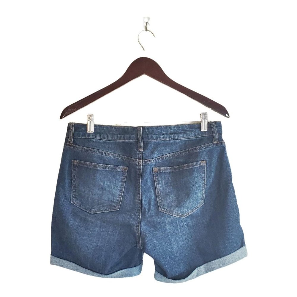 Truth & Theory Womens Jean Shorts Stretch Distressed 6 - Picture 4 of 7